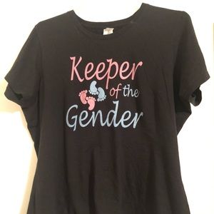 Women’s Keeper of the Gender XL Black Shirt Reveal